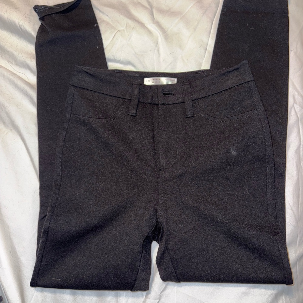 LC Lauren Conrad Black Super Skinny Pants